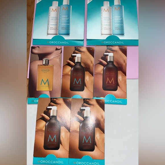 Moroccanoil Other - Moroccanoil Shower Gel, Lotion, Shampoo, and Conditioner w FREE SAMPLES